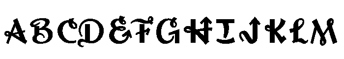 Graffiti Regular Font UPPERCASE