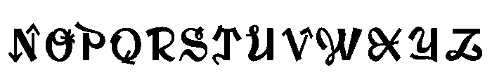 Graffiti Regular Font UPPERCASE