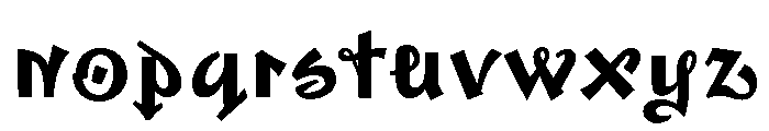 Graffiti Regular Font LOWERCASE