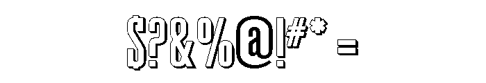 Grand Canyon Campfire Font OTHER CHARS