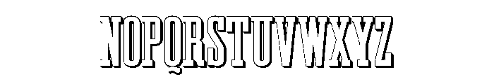 Grand Canyon Campfire Font LOWERCASE