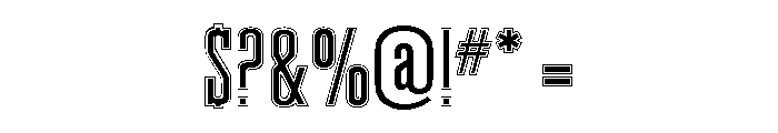 Grand Canyon LandFill Font OTHER CHARS