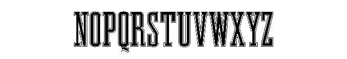 Grand Canyon LandFill Font UPPERCASE