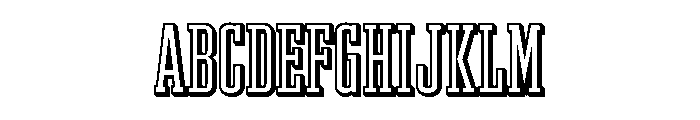 Grand Canyon Toxic Sludge Font UPPERCASE