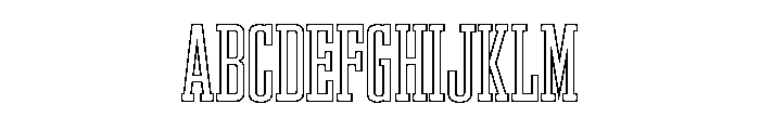 Grand Canyon Whitewater Font UPPERCASE