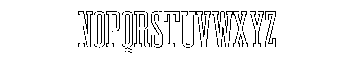 Grand Canyon Whitewater Font LOWERCASE