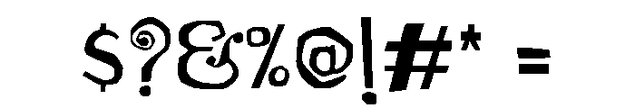 Granz Regular Font OTHER CHARS