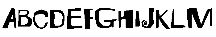 Granz Regular Font UPPERCASE