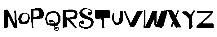 Granz Regular Font UPPERCASE