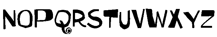 Granz Regular Font LOWERCASE