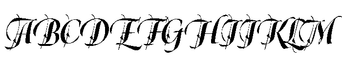 Gratia Black Font UPPERCASE