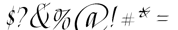 Gratia Bold Font OTHER CHARS