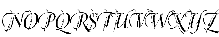 Gratia Bold Font UPPERCASE