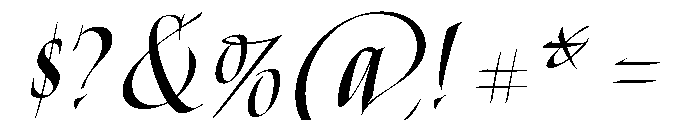 Gratia Extra Bold Font OTHER CHARS