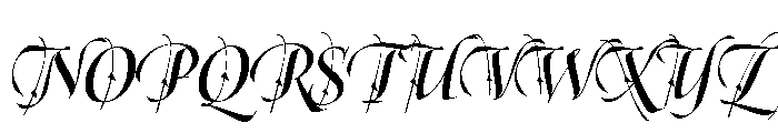 Gratia Extra Bold Font UPPERCASE