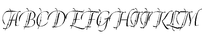 Gratia Regular Font UPPERCASE