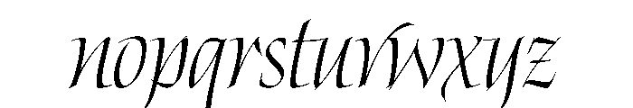Gratia Font LOWERCASE
