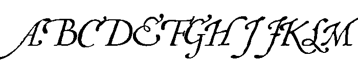 Grenville Regular Font UPPERCASE