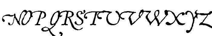 Grenville Regular Font UPPERCASE