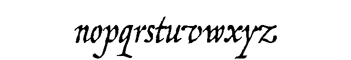 Grenville Regular Font LOWERCASE