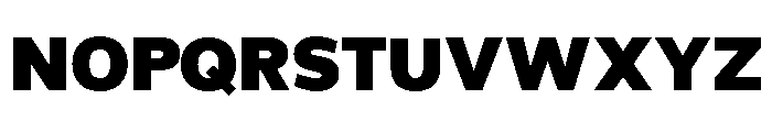 Grey Sans Black Font UPPERCASE