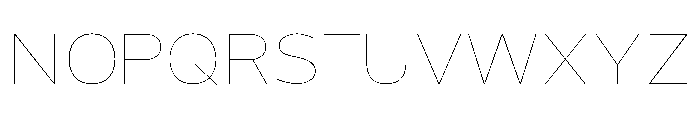 Grey Sans Hairline Font UPPERCASE