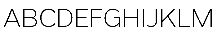 Grey Sans Light Font UPPERCASE