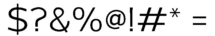 Grey Sans Regular Font OTHER CHARS