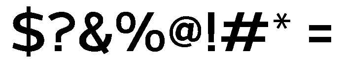 Grey Sans Semi Bold Font OTHER CHARS