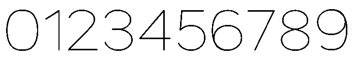 Grey Sans Thin Font OTHER CHARS
