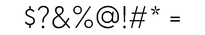 Greycliff Arabic Extra Light Font OTHER CHARS