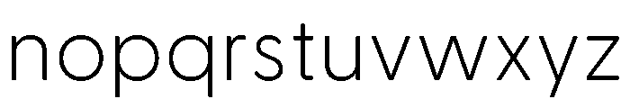 Greycliff Devanagari Extra Light Font LOWERCASE