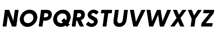 Greycliff Extra Bold Oblique Font UPPERCASE