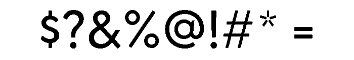 Greycliff Japanese Medium Font OTHER CHARS