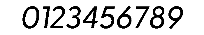 Greycliff Medium Oblique Font OTHER CHARS