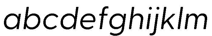 Greycliff Thai Regular Oblique FONT