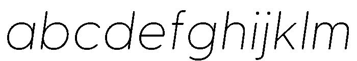 Greycliff Thin Oblique FONT