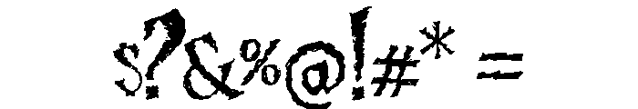 Grindel Grove Regular Font OTHER CHARS