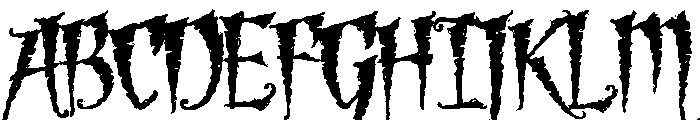 Grindel Grove Regular Font UPPERCASE