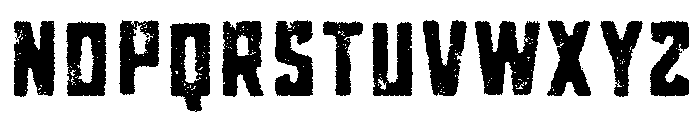 Grit Bold Font LOWERCASE