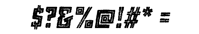 Grit Inline Alt Italic Font OTHER CHARS