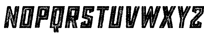Grit Inline Alt Italic Font UPPERCASE