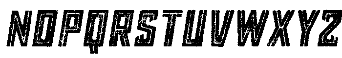 Grit Inline Alt Italic Font LOWERCASE