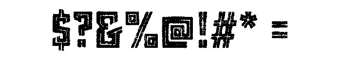 Grit Inline Alt Font OTHER CHARS