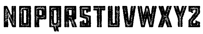 Grit Inline Alt Font UPPERCASE