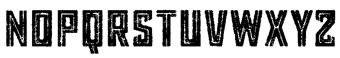 Grit Inline Alt Font LOWERCASE