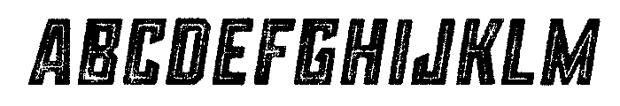 Grit Inline Italic FONT
