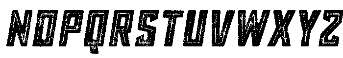 Grit Inline Italic Font LOWERCASE