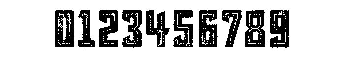 Grit Inline Font OTHER CHARS