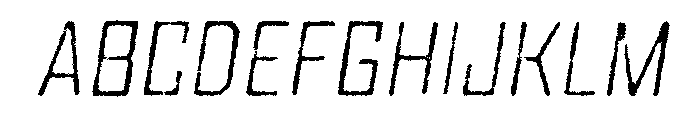 Grit Light Italic Font UPPERCASE